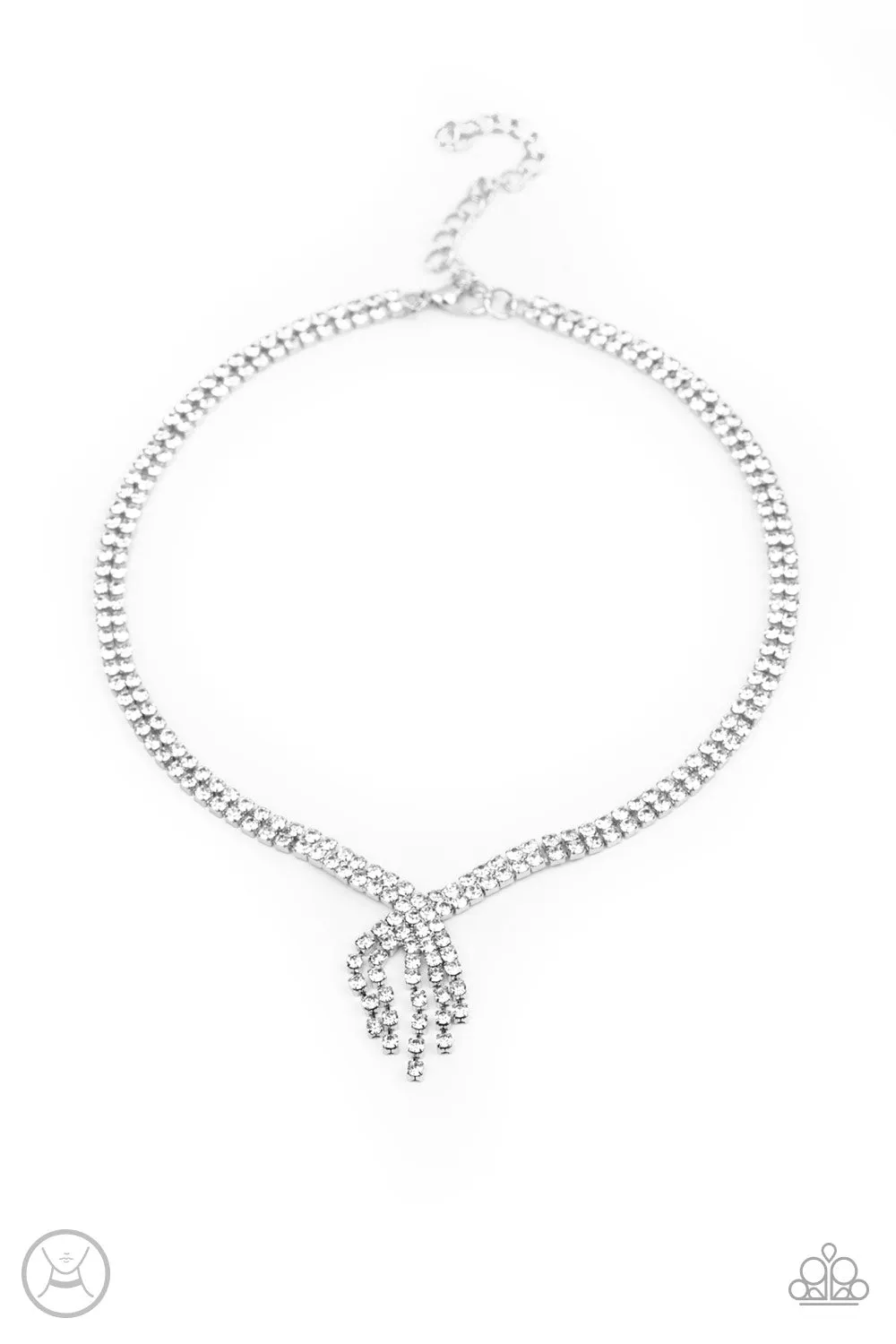 Paparazzi Ante Up Necklace White