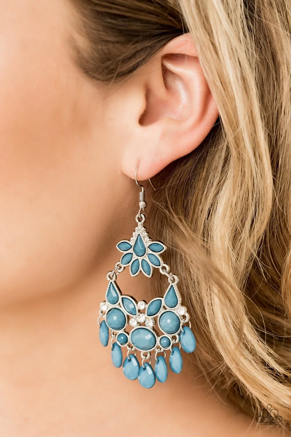 Paparazzi Garden Dream Earrings Blue