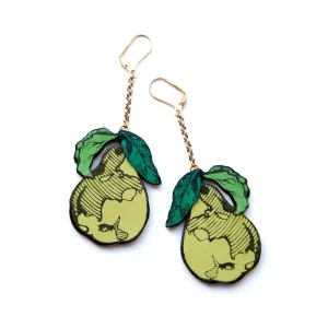 PEAR . earrings