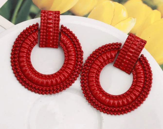 Petra -Red Earrings