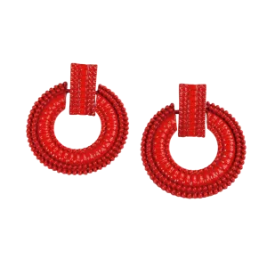 Petra -Red Earrings