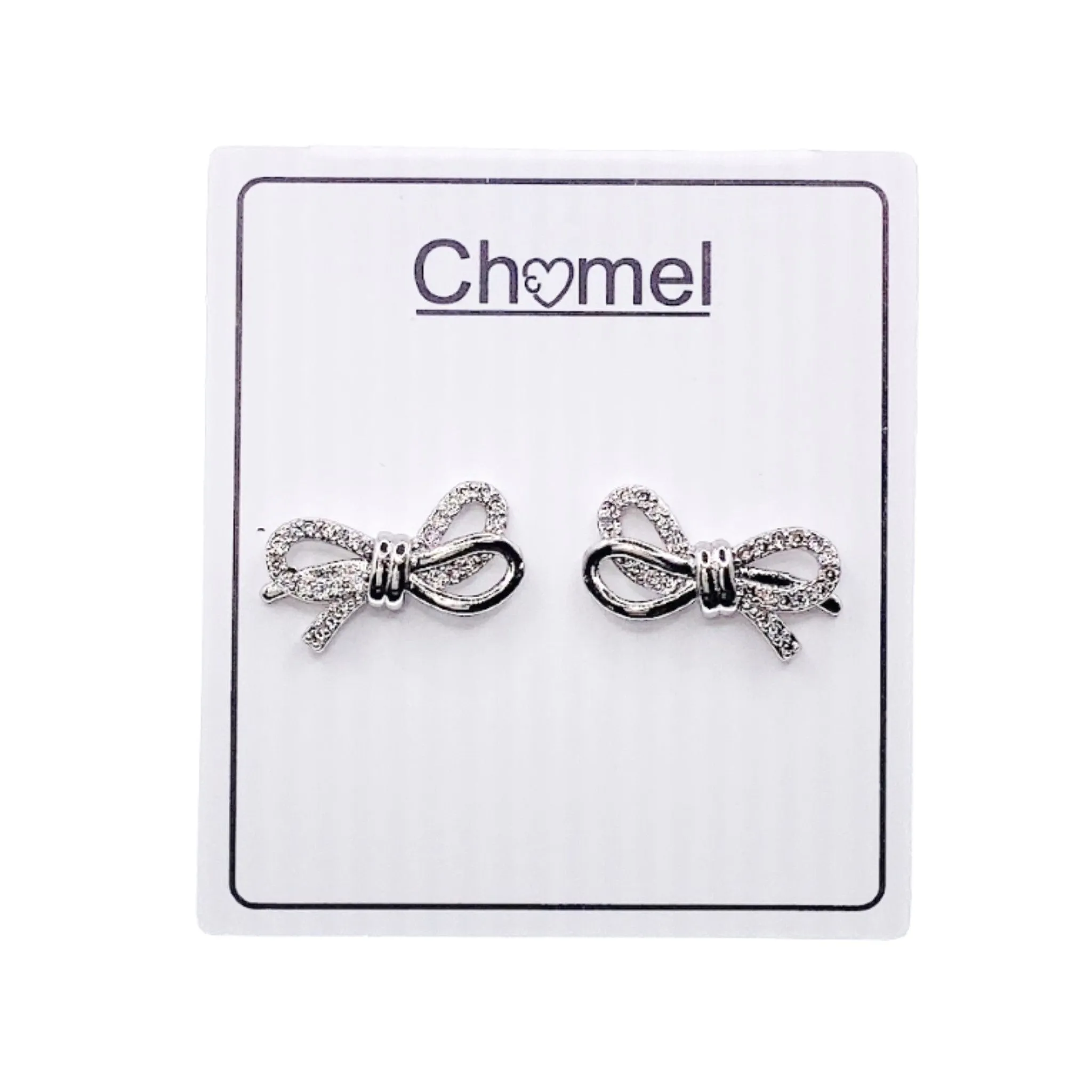 Ribbon Cubic Zirconia Earring