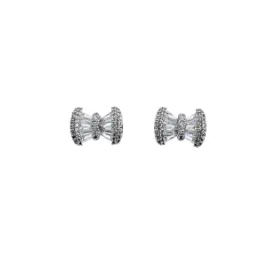 Ribbon Cubic Zirconia Earring