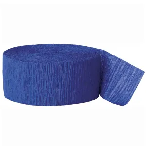 Royal Blue Crepe Streamer (1ct)