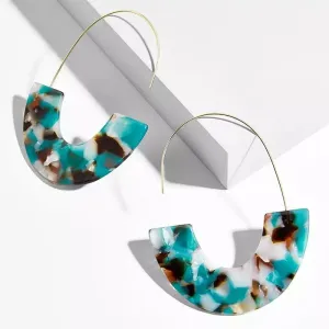 Sky Tortoise Drop Earrings