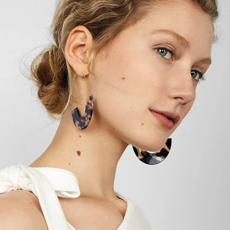 Sky Tortoise Drop Earrings