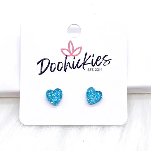 Sparkle Heart Earrings