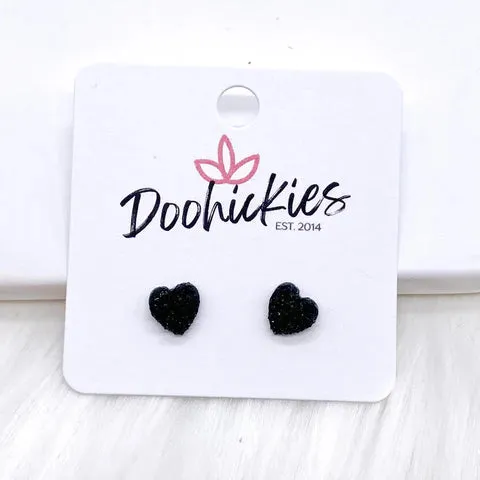 Sparkle Heart Earrings