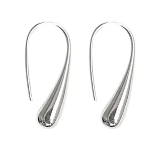 Stunning Silver Teardrop Earrings – Classic Elegance for Any Occasion